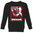 Avengers Endgame Ant-Man Poster Kids' Sweatshirt - Black