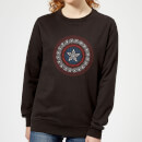 Marvel Captain America Oriental Shield Women's Sweatshirt - Black