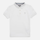 Tommy Hilfiger Boys' Short Sleeve Polo Shirt - Bright White - 6 Years