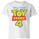 Toy Story 4 Logo Kids' T-Shirt - White