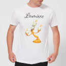 Disney Beauty And The Beast Lumiere Men's T-Shirt - White