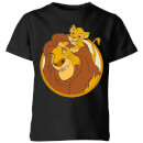 Disney Mufasa & Simba Kids' T-Shirt - Black