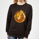 Disney Mufasa & Simba Women's Sweatshirt - Black