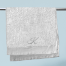Embroidered Initial Towel