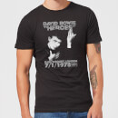 David Bowie Heroes Earls Court Men's T-Shirt - Black