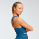 Shape Seamless 無縫系列 女士交叉運動內衣 - 深藍
