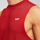 MP muška uska majica za trening , bez rukava – crvena