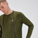 Мъжка тениска с дълги ръкави Performance на MP - армейско зелено и черно - XS