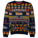 Back To The Future Christmas Knitted Jumper