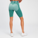 MP ženske Curve kratke biciklističke hlačice - intenzivno zelene