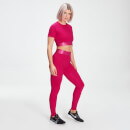 MP Women's Adapt Textured Leggings- Virtual Pink - XXS