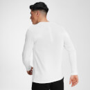MP Men's Contrast Graphic Long Sleeve Top - White