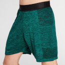 MP Men's Essential Seamless Shorts- Energy Green Marl - XS