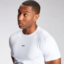 Мъжка тениска с къс ръкав MP Engage — бяла - XS