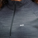 MP Women's Performance Zip Training Top- Black/Charcoal Marl - XXS