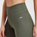 MP Essentials 基礎系列 女士緊身褲 - 深橄欖 - XXS