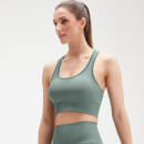 Shape Seamless Ultra 無縫系列 女士交叉運動內衣 - 淺綠