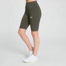 MP Women's Central Graphic Cycling Shorts - Dark Olive