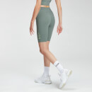 MP ženske biciklističke kratke hlače za trening s fade grafičkim izgledom - isprano zeleno