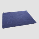 Плажна кърпа с логото на MP - морско синьо