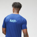 Мъжка тениска с къс ръкав Tempo Graphic - наситено синьо