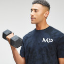 MP Adapt 應變系列 男士紮染短袖寬鬆版 T 恤 - 汽油藍／黑 - XS