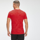 Мъжка безшевна тениска с къс ръкав Essential Graphic - ярко червено