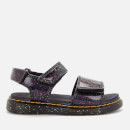 Dr. Martens Kids' Romi Sandals - Purple Cosmic Glitter