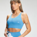 Tempo 節奏系列 女士針織無縫運動內衣 - 明亮藍 - XS