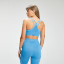 Tempo 節奏系列 女士針織無縫運動內衣 - 明亮藍 - XS