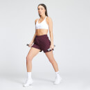 Essentials Training 基礎訓練系列 女士運動短褲 - 酒紅 - XL