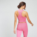 Дамски скъсена тениска с кръстосани презрамки на гърба Essentials Training на MP - бонбонено розово - L