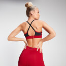 Дамски спортен сутиен с подвижни презрамки и плътен цвят Engage на MP - ярко/винено червено - XXS