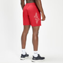MP Мъжки спортни шорти със знак и текст Infinity - ярко червени - XS