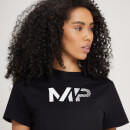 MP Women's Fade Graphic Crop T-Shirt - Black - XXS