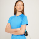 MP Women's Linear Mark Training T-Shirt - Bright Blue - XXS