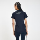 T-shirt d’entraînement MP Infinity Mark pour femmes – Bleu pétrole - XXS