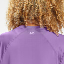 Дамска спортна тениска с щампа Graffiti на MP — наситено лилав