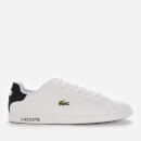 Lacoste Men's Graduate 0120 2 Leather Court Trainers - White/Black