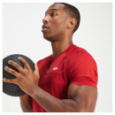 Мъжка спортна тениска с къс ръкав на MP — пурпурен - XXS