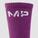 Chaussettes de tennis MP Crayola pour femmes (lot de 2) – Violet vif/Bleu aqua