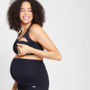 Дамски спортен сутиен за майчинство/кърмене Power на MP - черен - XS