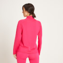 Дамска спортна блуза със стандартна кройка с 1/4 цип на MP - пурпурно - XXS