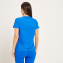 T-shirt d’entraînement à fermeture éclair ¼ MP pour femmes – Bleu pur - XXS