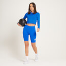 Crop top d’entraînement à manches longues Dry-Tech MP pour femmes – Bleu pur - XS