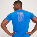 T-shirt à manches courtes à imprimé répétitif MP Graphic Training pour hommes – Bleu pur - XXS