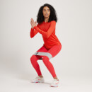 T-shirt à manches longues MP Power Ultra pour femmes – Rouge danger - XS
