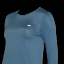 T-shirt à manches longues MP Velocity pour femmes – Bleu gris - XXS