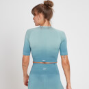 Crop top sans coutures MP Velocity Ultra pour femmes – Bleu gris - XS
