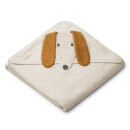 Liewood Augusta Hooded Towel - Dog Sandy - One Size